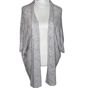 Eileen Fisher Open Knit Cardigan Size 1X